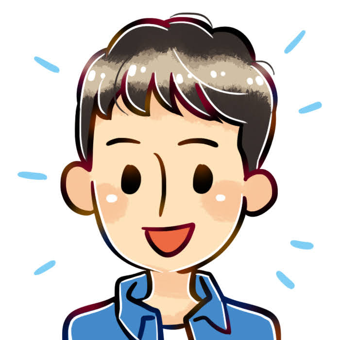 masa blogを運営するマサカズのイラスト